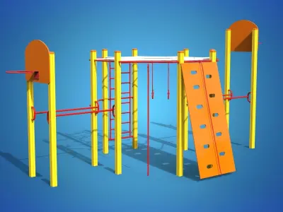 Playground for kids 3D model