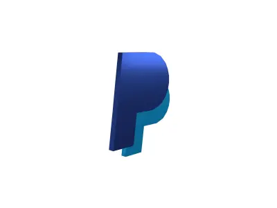 Paypal Logo v1 002 Free low-poly 3D model