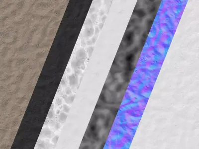 Sand on the shore 3D model