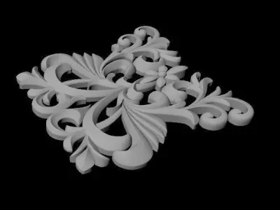 dekor ornament 3D model 64