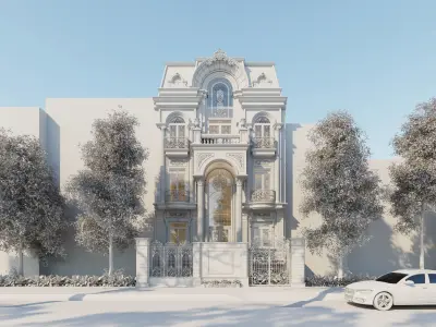 NEO CLASSIC VILLA 01 3D model