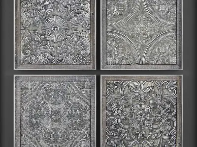 Collection of Picture Frames - 20 sets 3D Model Pack 17