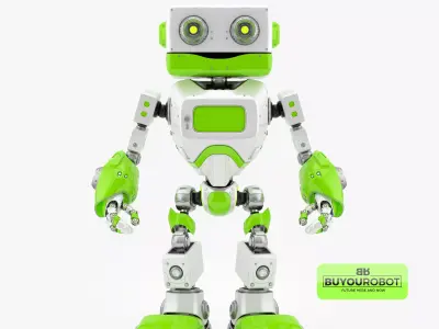 Retro Robot 3D model