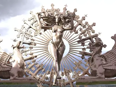 Arch Witch Sculpture Grand 2 3D model