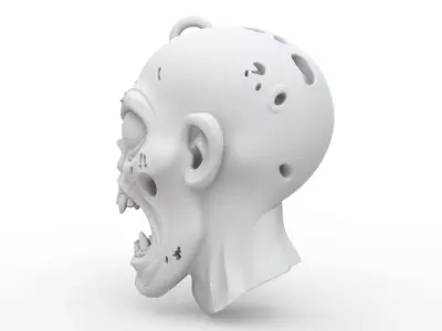 Zombie Keychain 3D Print Model 3D print model