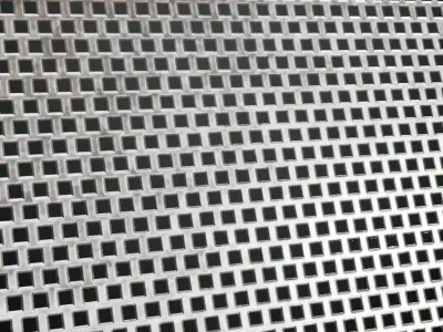 Shiny Metal Pattern PBR Seamless Texture