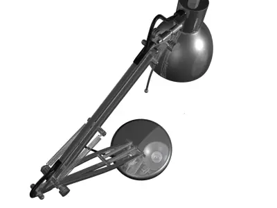 Swing arm lamp 3D model