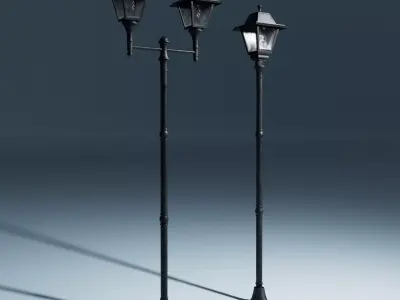 Street Light 3D Model 3D model 9