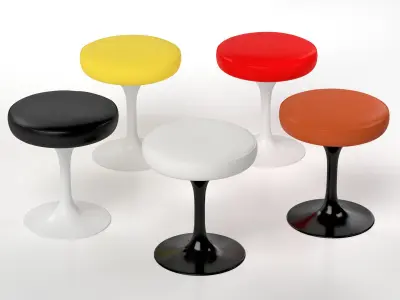 Saarinen Tulip Stool 3D model