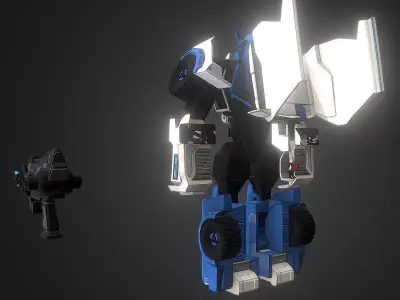 Transformer Strongarm Low-poly 3D model
