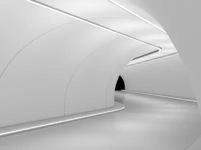 Sci Fi Tunnel  3D model