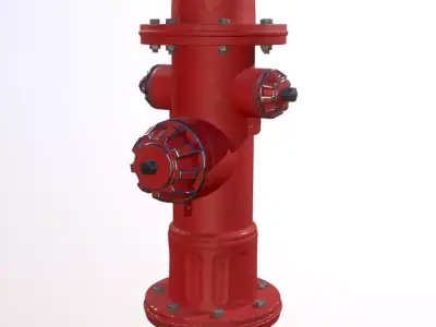 Old Fire Hydrant II 3D model