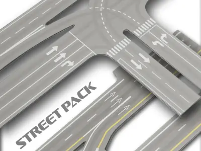 STREET PACK 2J11 3D model