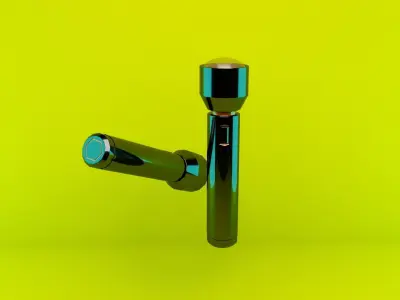 Flash light Free low-poly 3D model