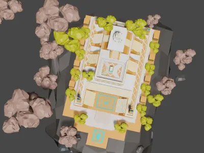 3d model of temple 3D model