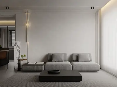 apartment interior scenes    3D model shop