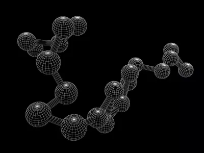 Amino Acids 19 gencomplexity v1 007 Low-poly 3D model
