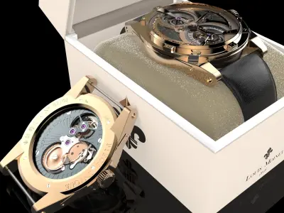 Watch Montre Louis Moinet 3D model