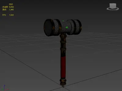 Next Generation Warhammer Low-poly 3D model