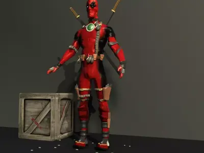 Deadpool 3D model