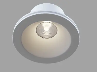 Downlight Gyps Modern DL002-1-01-W Maytoni Technical Free 3D model