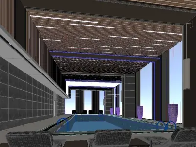 swimming pool  3D model buy