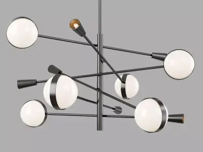 SLIME chandelier Low-poly 3D model