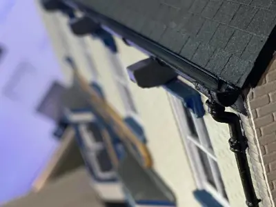 ROOF GUTTER 7MM SCALE O GAUGE MODEL RAILWAY  HALF MM OFFSET 3D print model