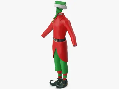  Christmas Elf Costume with Bells Male 2 