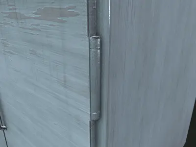 Cabinet Doors V01 Low-poly 3D model