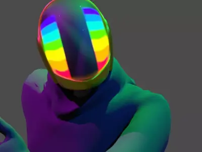 Guy Man - Daft Punk 3D model 3D model