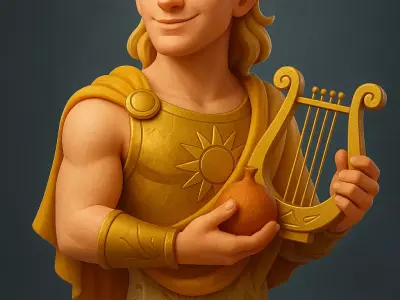 Apollo God of Light and Melody 3D print model