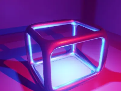 3D SPACE OBJECT Free low-poly 3D model