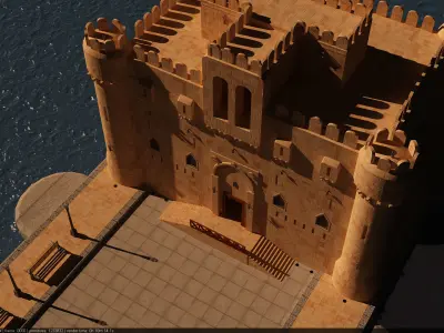 Citadel Qaitbay  3D model