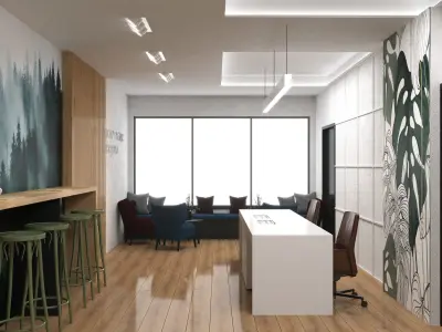 URBAN MODERN OFFICE 3D model