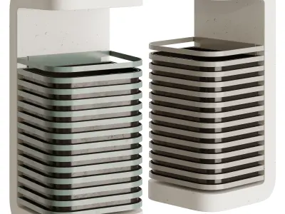 SITFLOW Waste bin 3D model