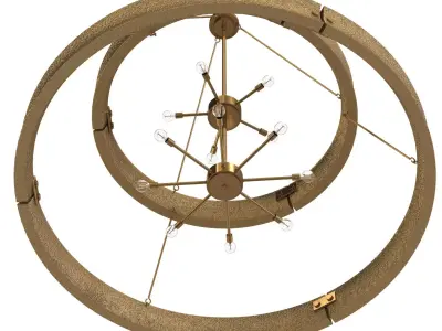 Progress lighting Lusail chandelier 3D model