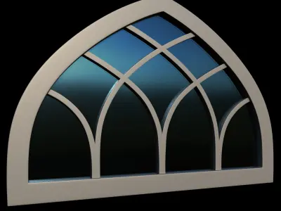 30 Door Arch Head Base Mesh Vol 2 Low-poly 3D model