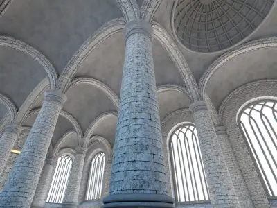 Cathedral Interior 1 3D model