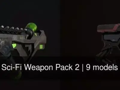 Sci-Fi Weapon Pack 2