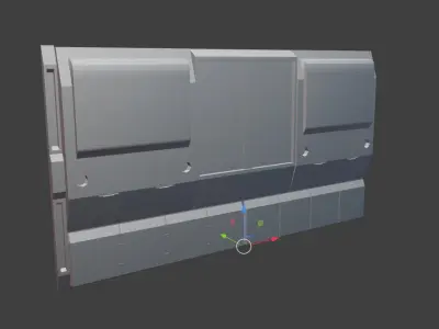 Random Hardsurface Scifi Models Free 3D model