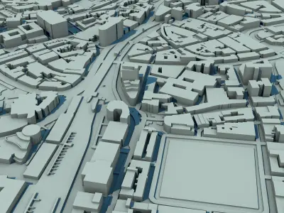Bristol City England United Kingdom 3D print model