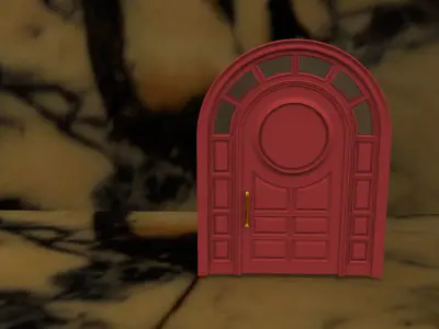 3d door model 3D model purchase