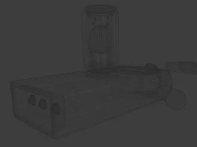 Rick and Portal Ray Low-poly 3D model