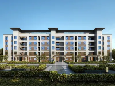 modern architecture 3D model