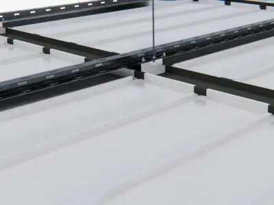 BIM-GC-Hinge Down Suspended Metal Ceiling -From Architect- 3D model