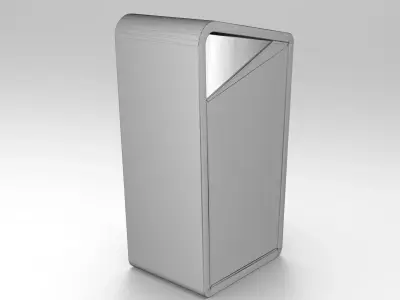 Mesa Waste Basket Low-poly 3D model