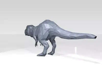 Tyrannosaurus Low Poligonal Voronoi 3D model