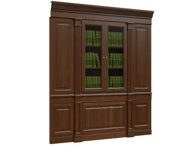 Built-in bookcase 1100 3D model