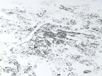 Prague Streets and Buildings 3D model